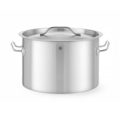 Střední hrnec s poklicí, HENDI, Budget Line, 23L, ⌀350x(H)240mm | 832844